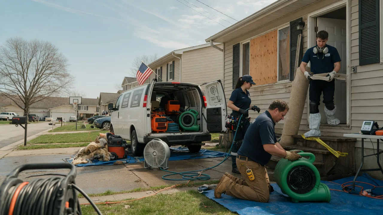 Water Damage Restoration in Edwards, IL near me